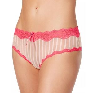 Heidi by Heidi Klum Mesh and Lace Striped Hipster
